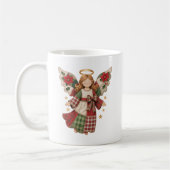 Christmas Angel with Golden Stars Kaffeetasse (Links)