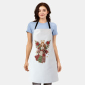 Christmas Angel with Golden Stars Schürze (Getragen)