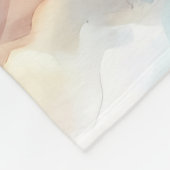 Christmas Angel with Lamb in Winter Peace Fleecedecke (Ecke)