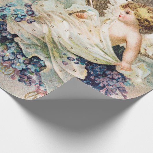 CHRISTMAS ANGEL WRAPPING PAPIER GESCHENKPAPIER (Ecke)