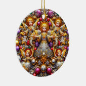 CHRISTMAS ~ Angels 19. Jahrhundert ~ Keramik Ornament (Rechts)