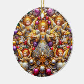 CHRISTMAS ~ Angels 19. Jahrhundert ~ Keramik Ornament (Links)