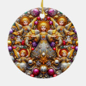CHRISTMAS ~ Angels 19. Jahrhundert ~ Keramik Ornament (Hinten)