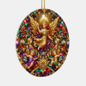 CHRISTMAS ~ Angels 19. Jahrhundert ~ Keramik Ornament (Rechts)