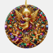CHRISTMAS ~ Angels 19. Jahrhundert ~ Keramik Ornament (Hinten)