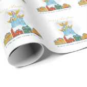 Christmas Angels Bring Joy and Tidings Home Decor! Geschenkpapier (Rolleneckpunkt)