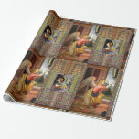 CHRISTMAS ANGELS von FILIPPINO LIPPI Geschenkpapier<br><div class="desc">Annunziationsgel von Filippino Lippi 1491. Digitale Dekoration und Flickwerk auf der Grundlage antiker römischer Mosaike von Pompeji von Bulgan Lumini</div>