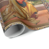 CHRISTMAS ANGELS von FILIPPINO LIPPI Geschenkpapier (Rolleneckpunkt)