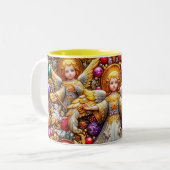 ~ CHRISTMAS ANGELS ~ ZWEIFARBIGE TASSE (Vorderseite Links)