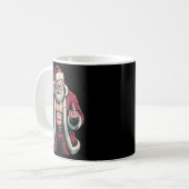 Christmas Angry Santa Middle Finger Sarcastic Xmas Kaffeetasse (Vorderseite Links)