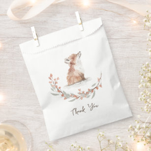 Christmas Animal Fox Danke Geschenktütchen