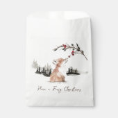 Christmas Animal Fox Geschenktütchen (Vorderseite)