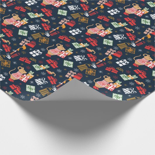 Christmas Animal   Geschenkpapier (Ecke)