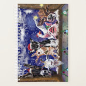 Christmas Animal Party Funny Planner Planer (Vorderseite)