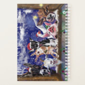 Christmas Animal Party Funny Planner Planer (Rückseite)