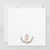 Christmas Animals Pine Forest Karte (Rückseite)