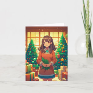 Christmas Anime C - AI Karte