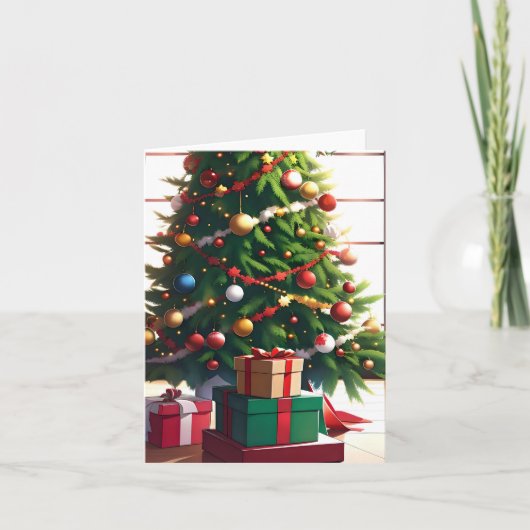 Christmas Anime K - AI Karte (Vorderseite)