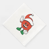 Christmas Apple - A Sweet and Festive Holiday Desi Serviette (Ecke)