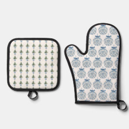 Christmas Apron Ofenhandschuh & Topflappen-Set