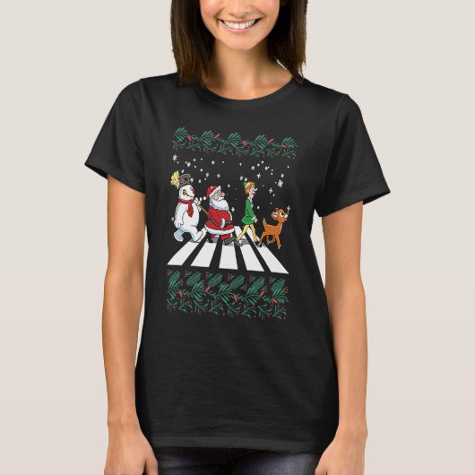 Christmas Arbey Road  Christmas T-Shirt (Vorderseite)