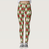 Christmas Argyle Leggings (Vorderseite)
