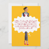 Christmas Around The World Party Invitation Einladung (Rückseite)