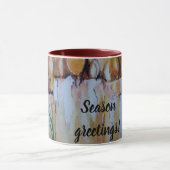 CHRISTMAS ART CANDLES with HOLY Tasse (Zentrum)