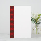 Christmas Art Deco Briefpapier (Stehend Vorderseite)