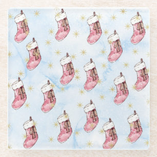 Christmas Art Paintings Glasuntersetzer