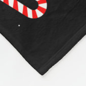 Christmas Astronaut Ever Santa Hat Snowflakes Cand Fleecedecke (Ecke)