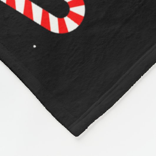 Christmas Astronaut Ever Santa Hat Snowflakes Cand Fleecedecke (Ecke)