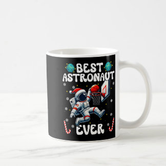 Christmas Astronaut Ever Santa Hat Snowflakes Cand Kaffeetasse
