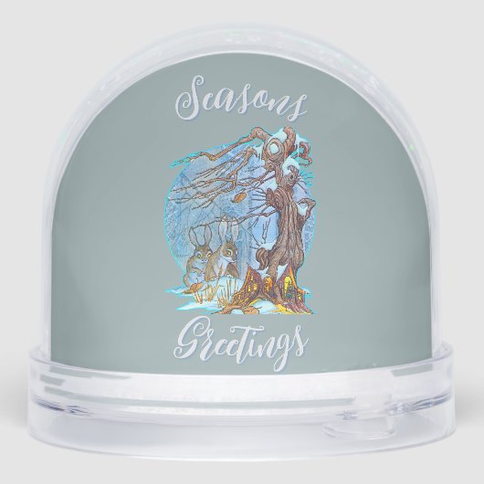 Christmas at Elf Hall Schneekugeln (Rückseite)