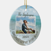 Christmas at the Beach Ornament Family Photo (Rechts)