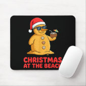 Christmas At The Beach Shirt Funny Sandman Trocal Mousepad (Mit Mouse)