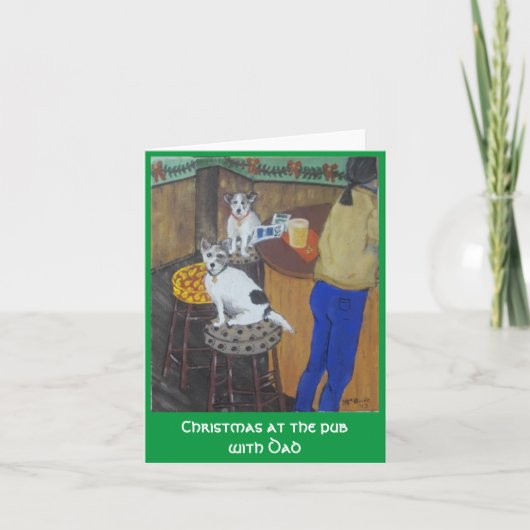 Christmas at the pub with Dad Karte (Vorderseite)