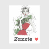 Christmas  aufkleber (Blatt)