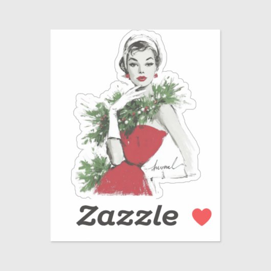 Christmas  aufkleber (Blatt)