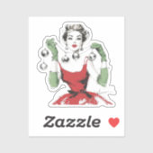 Christmas  aufkleber (Blatt)