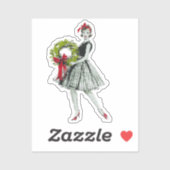 Christmas  aufkleber (Blatt)