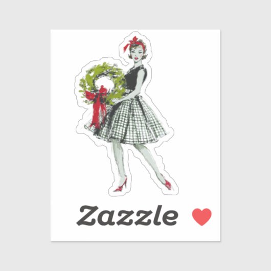 Christmas aufkleber (Blatt)