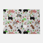 Christmas Australian Shepherd Doormat Fußmatte (Vorderseite)