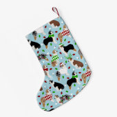 Christmas Australian Shepherd Kleiner Weihnachtsstrumpf (Rückseite (Hängend))