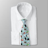 Christmas Australian Shepherd Neck Tie Krawatte (Gebunden)