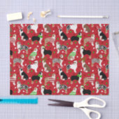 Christmas Australian Shepherd Seidenpapier (Handwerk)
