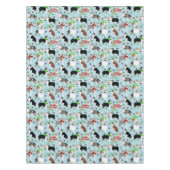 Christmas Australian Shepherd Tablecloth Tischdecke (Vorderseite)