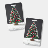 christmas ausweis (Vorder- & Rückseite)