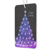 Christmas Auto Pink Blue Tree Winter Black Rustic Autolufterfrischer (Links)
