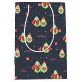 Christmas Avocados Geschenktasche Mittlere Geschenktüte (Vorderseite)